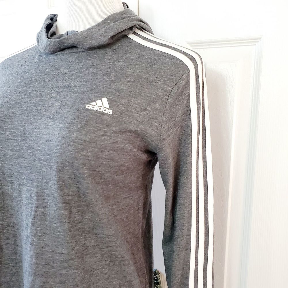 Adidas High Neck Long Sleeve Hoodie - Picture 2 of 5